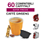 60 capsule ItalianCoffee Caffè Ginseng compatibili Sistemi Caffitaly System-Professional-Coffee For You*