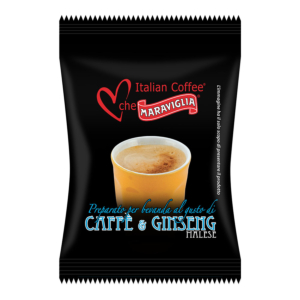 25 capsule caffe e ginseng Italian Coffee che Maraviglia by Ristora compatibili Lavazza Espresso Point 